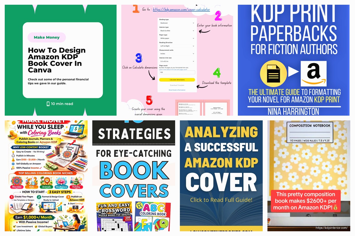 Amazon KDP Book Cover Design: Visual Appeal Strategies