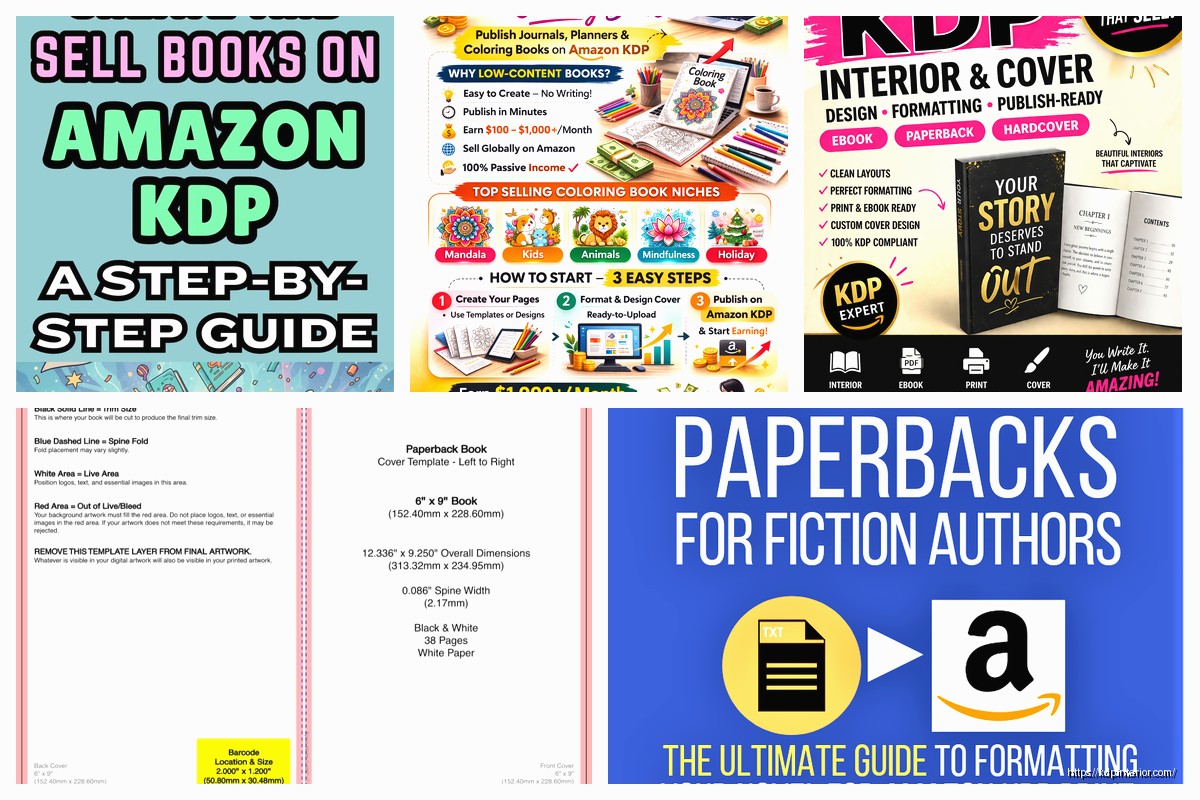 Amazon KDP Cover: Front & Back Design Elements