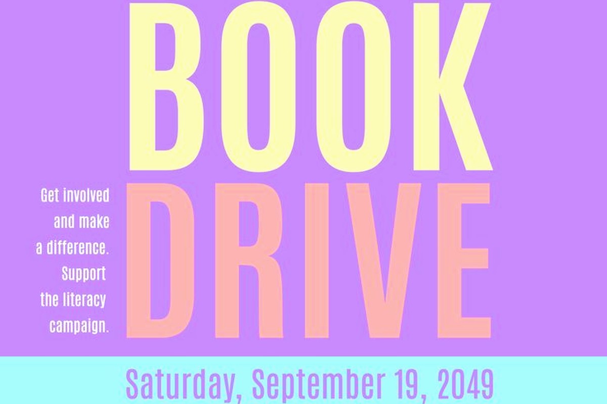 Book Drive Flyer: Charity Event Templates