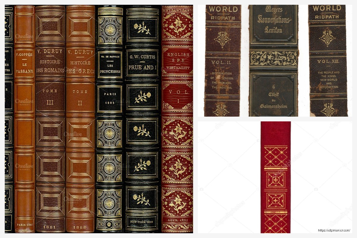 Book Spine Design Template: Side Cover Layout