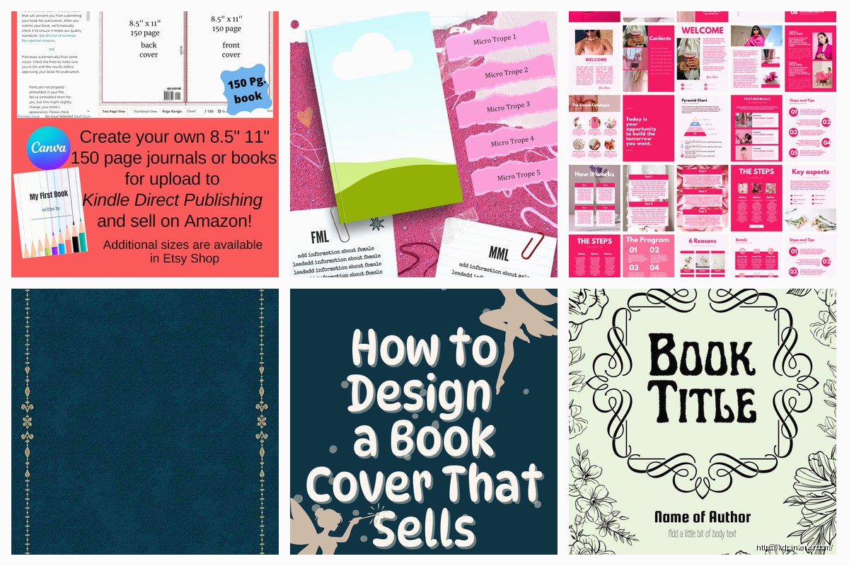 Canva Book Cover Templates: Design Collection