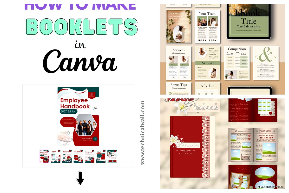 Canva Booklet Template: Small Format Design