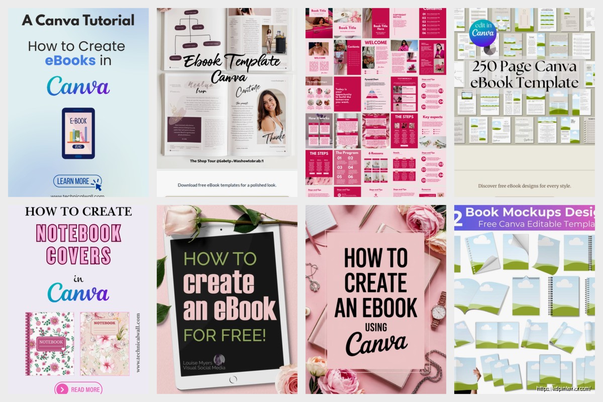 Canva Ebook Cover Templates: Digital Design Library
