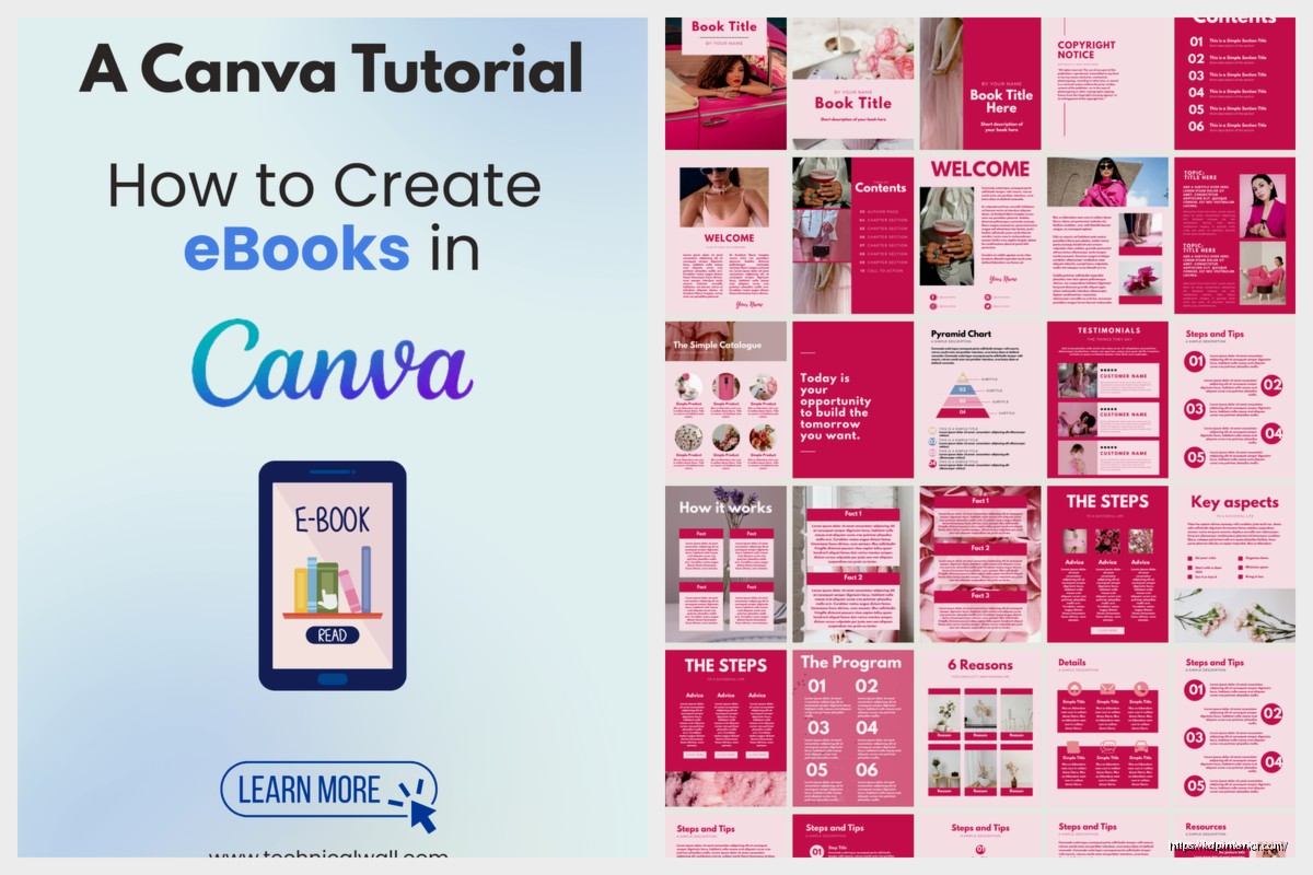 Canva Ebook Cover Templates: Digital Design Library