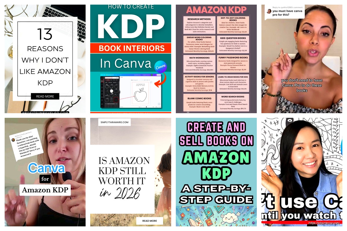 Canva for Amazon KDP: Create Covers & Interiors