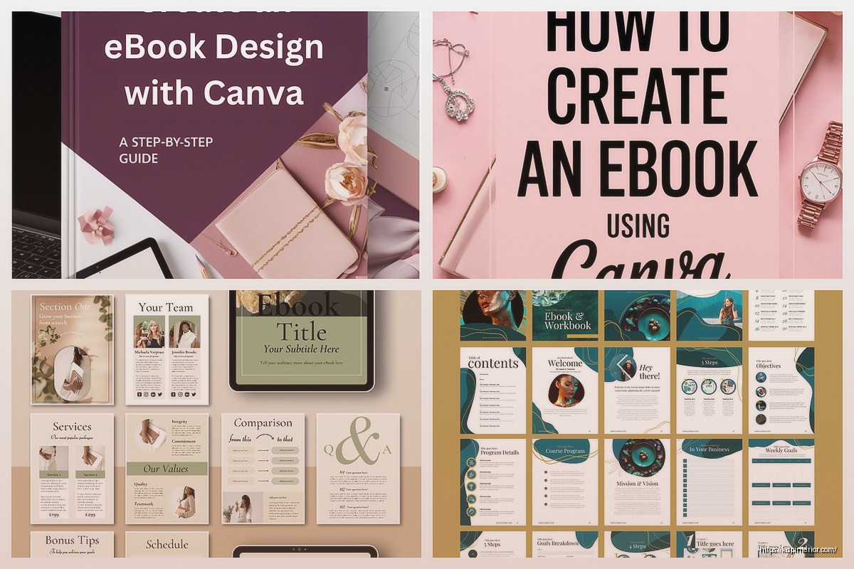 Ebook Template Canva: Digital Book Design