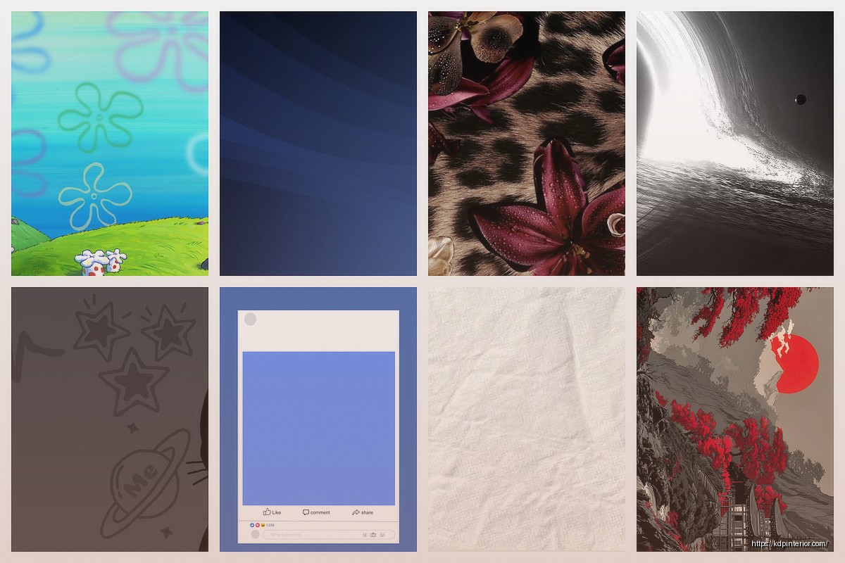 Facebook Background Template: Author Page Design