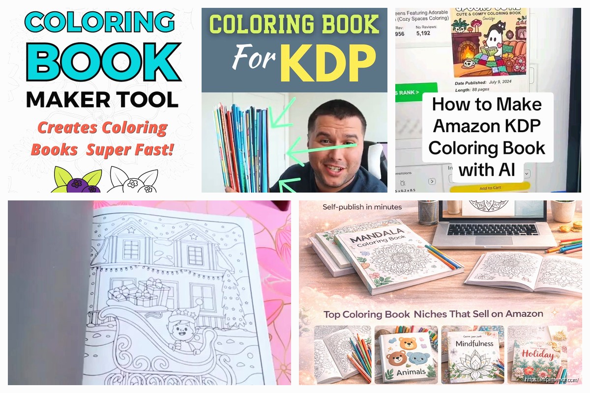 KDP Colouring Book: Create Adult Coloring Books