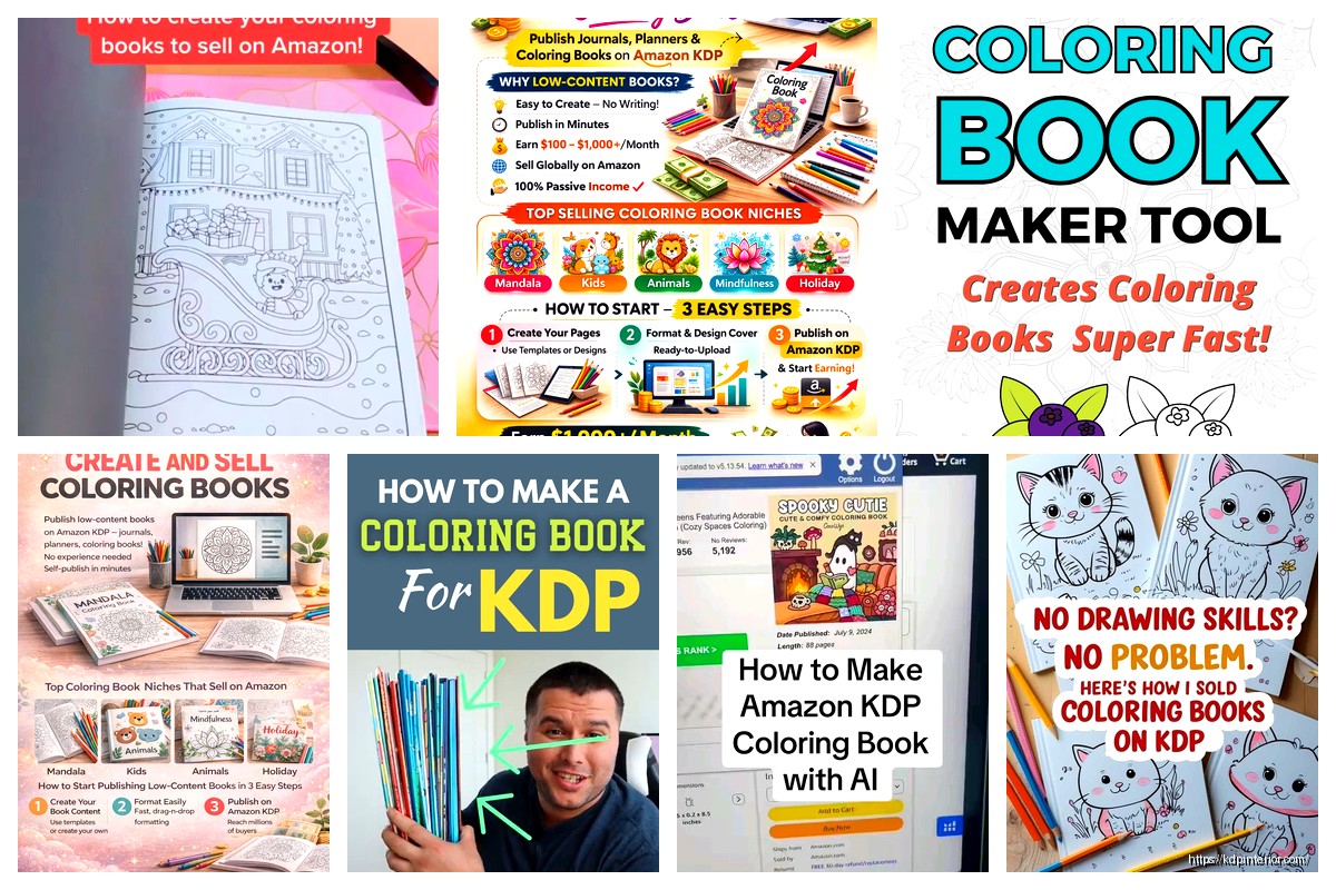 KDP Colouring Book: Create Adult Coloring Books