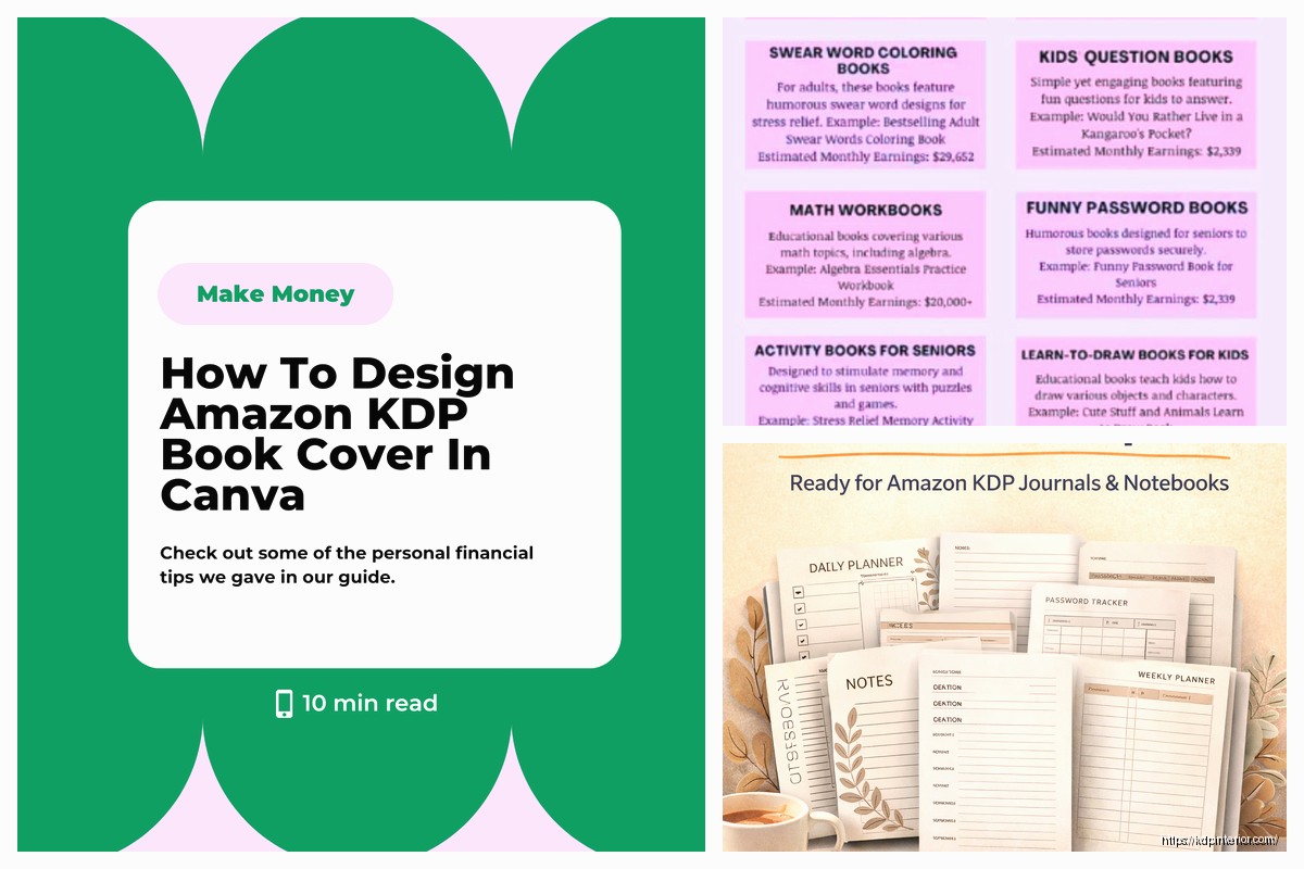 KDP Template for Canva: Design Integration