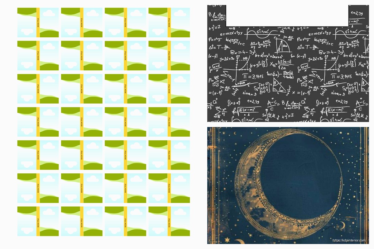Printable Book Cover Template: DIY Design Files