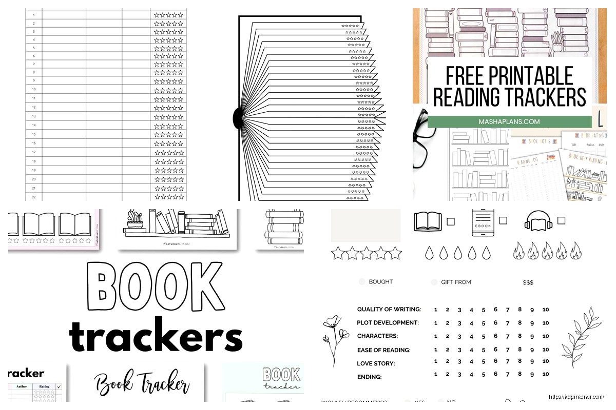 Printable Reading Journal: Book Diary Pages