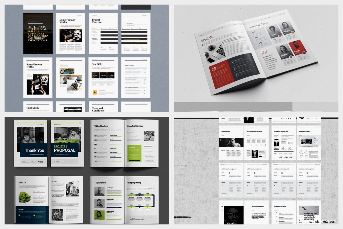 Proposal Booklet: Business Document Design