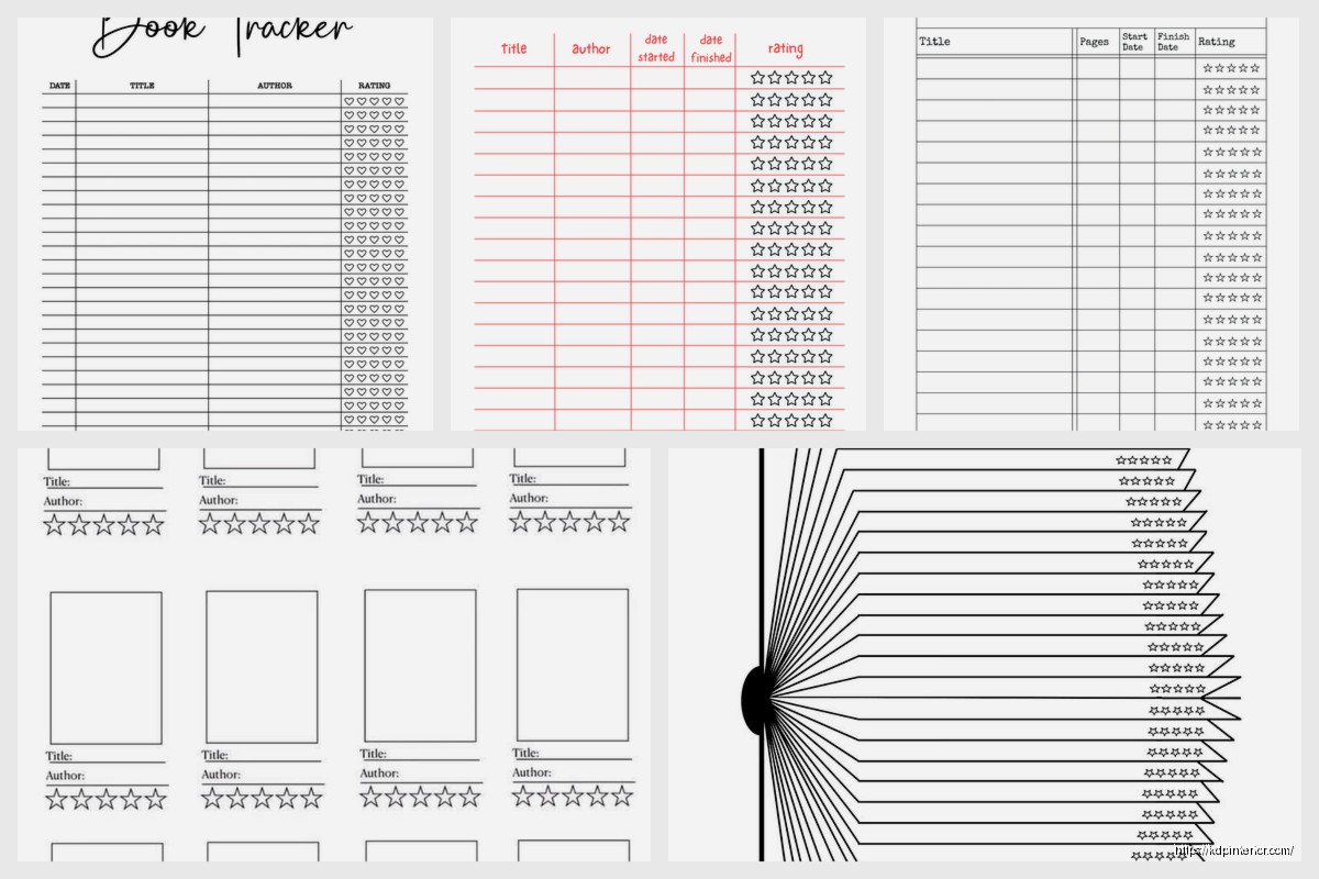 Reading List Template: TBR Organization Format