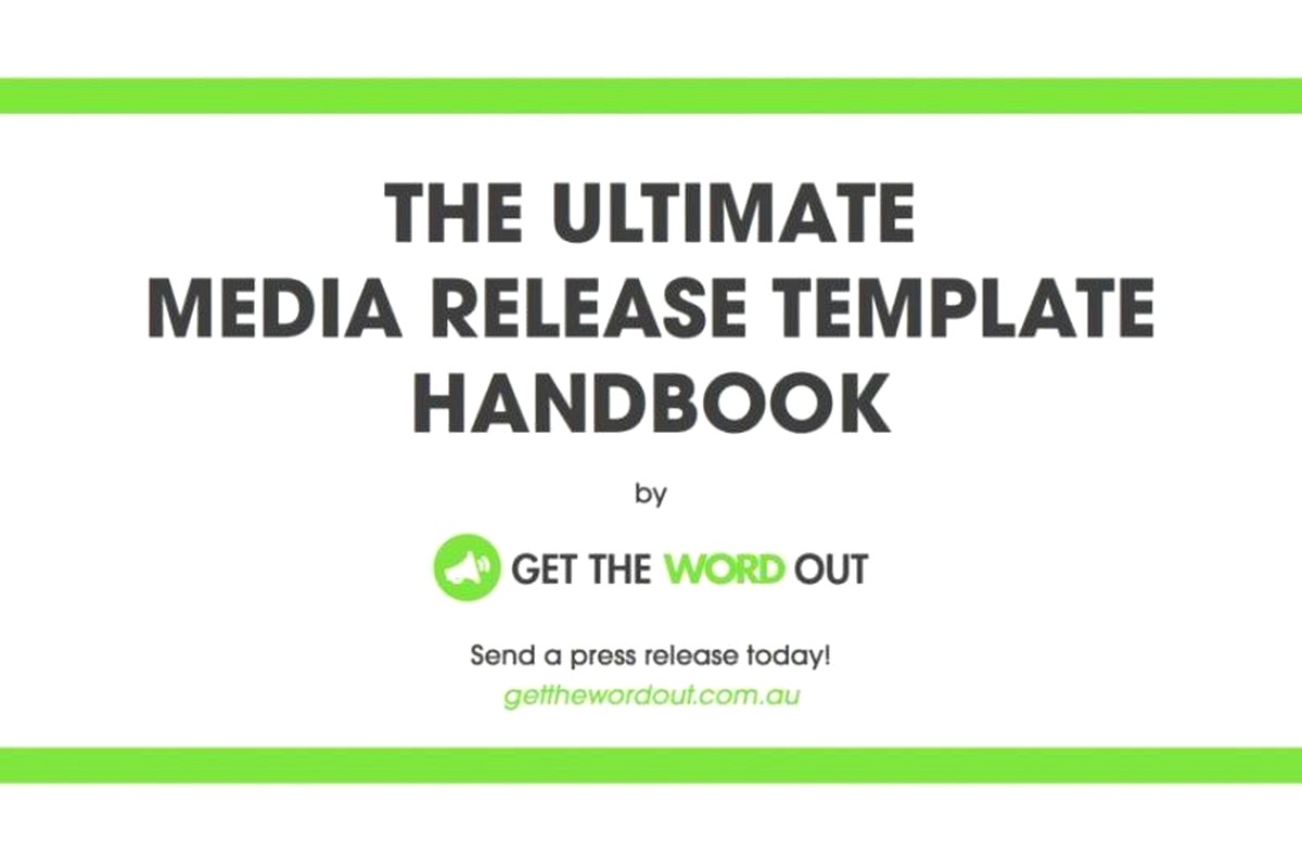 Sample Book Press Release: Launch Announcements