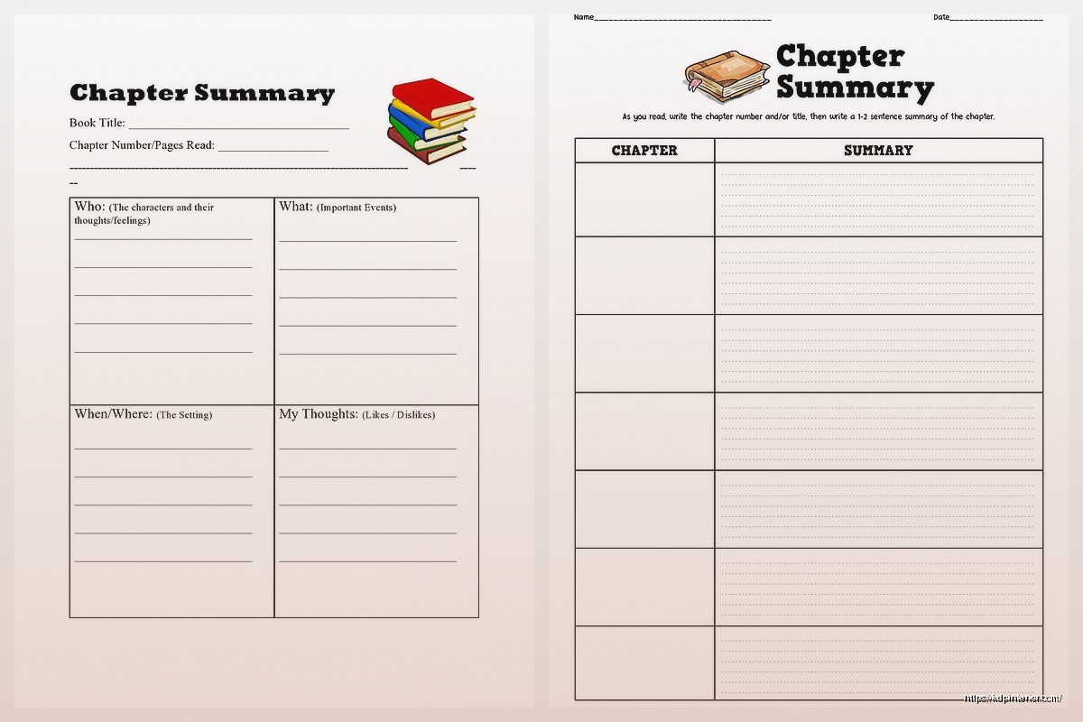 Summary of a Chapter Example: Book Analysis Sample